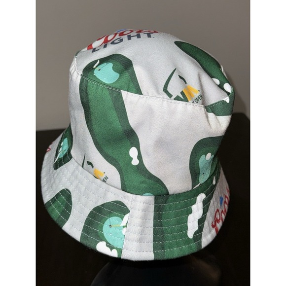 Rare Coors Lite WM Phoenix Open Golf Bucket Hat All Over Print Promo One Size main image 6